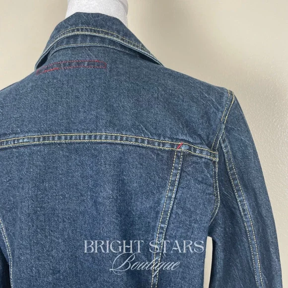 Rare Denim Jacket ALT Wash ASO Buffy Summers Buffy the Vampire Slayer Y2K Blue - Picture 10 of 11